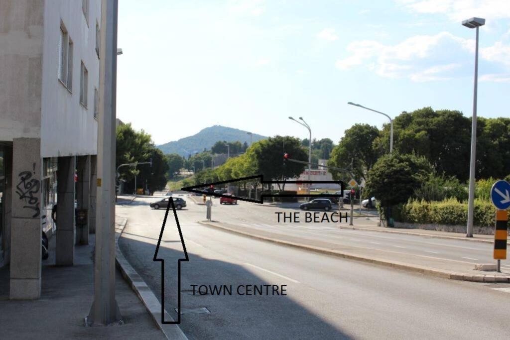 Old City/Beach 13 Minutes Away, Parking, For 4 Spalato Esterno foto